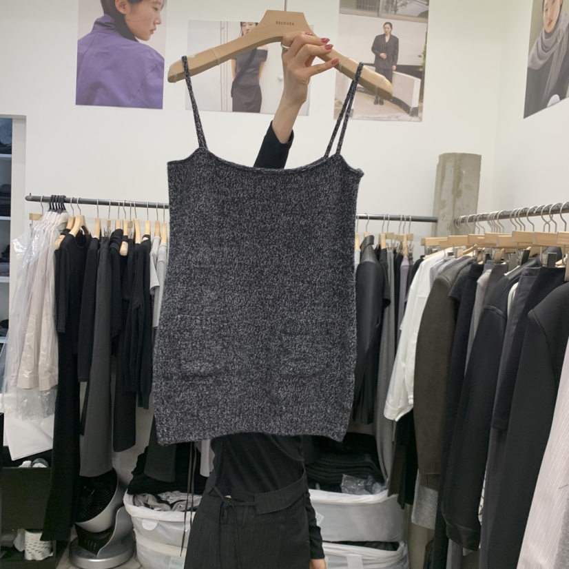 RECOVER東大門實拍女士新品時尚人氣休閑熱賣吊帶背心口袋RECOVER/MOMENT吊帶/背心圖色2