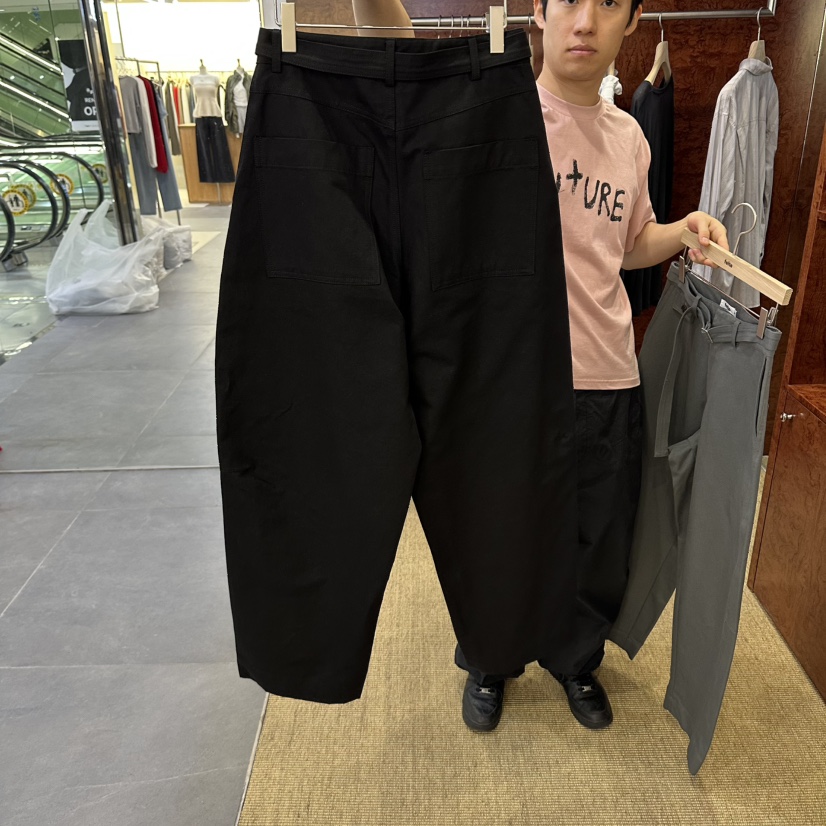 FELTE韓國直郵女裝新品休閑推薦熱賣時尚人氣真品休閑褲腰帶FELTE休閑褲