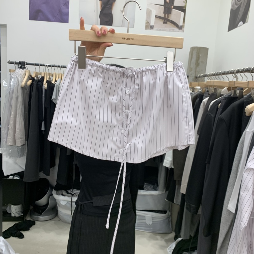 RECOVER韓國直郵女裝新款時尚真品熱賣休閑推薦人氣短裙RECOVER/MOMENT短裙