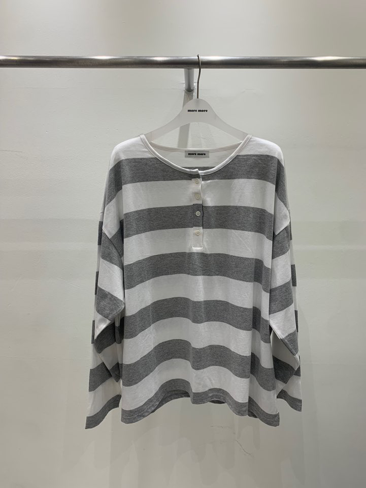 GOBSLMURI-곱슬머리-T東大門實拍女裝新品真品長袖T恤條紋GOBSLMURI-2件起長袖T恤圖色4