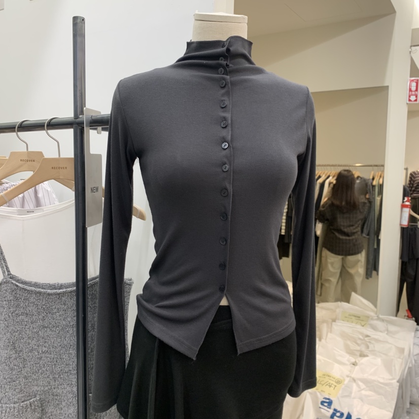 RECOVER韓國代購女士新品休閑推薦熱賣真品時尚人氣長袖T恤RECOVER/MOMENT長袖T恤圖色2