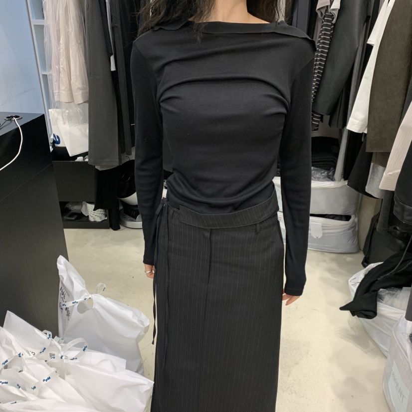 RECOVER韓國代購女士新品休閑推薦熱賣真品時尚人氣長袖T恤RECOVER/MOMENT長袖T恤圖色3