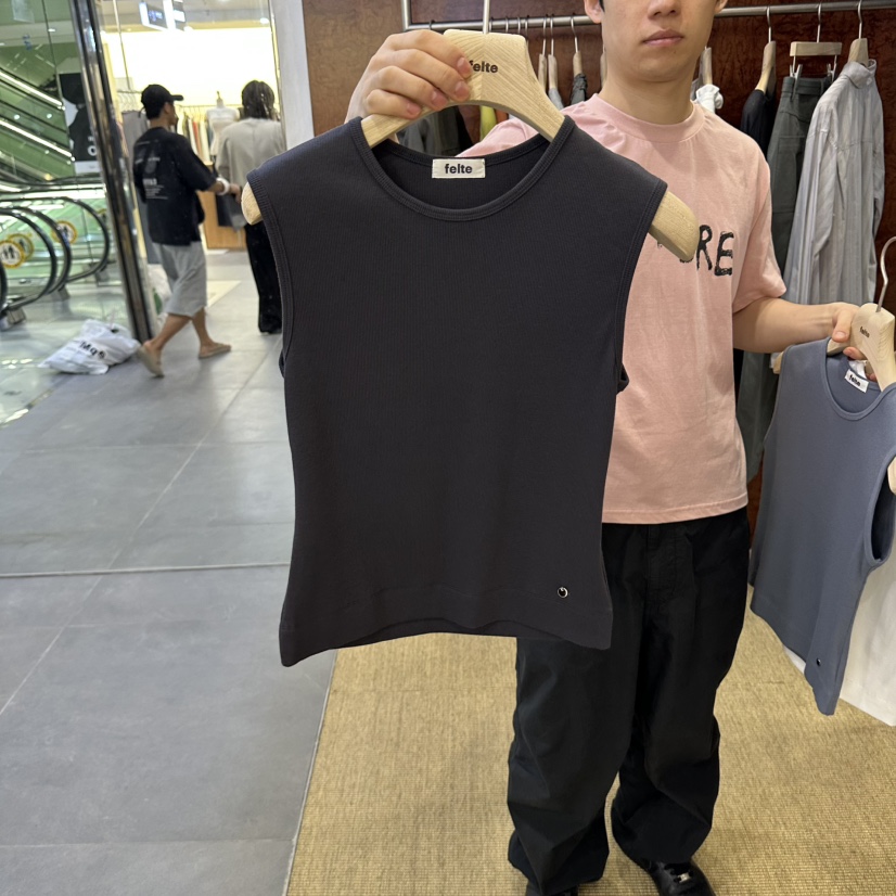 FELTE東大門代購女裝新品人氣熱賣時尚推薦真品吊帶背心無袖FELTE吊帶/背心圖色2
