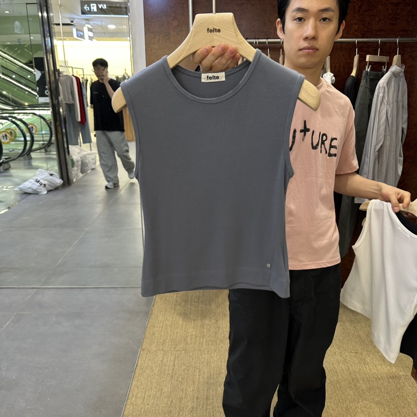 FELTE東大門代購女裝新品人氣熱賣時尚推薦真品吊帶背心無袖FELTE吊帶/背心圖色3
