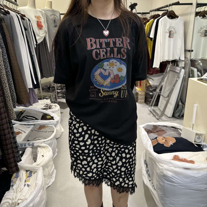 X東大門直郵女裝新款真品推薦人氣熱賣時尚休閑長袖T恤Honey長袖T恤圖色3黑色