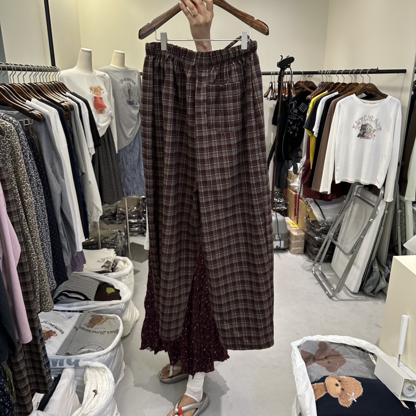 X韓國直郵女裝新品真品人氣熱賣時尚休閑推薦休閑褲鵝Honey休閑褲