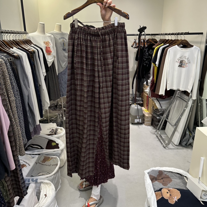 X韓國直郵女裝新品真品人氣熱賣時尚休閑推薦休閑褲鵝Honey休閑褲圖色3