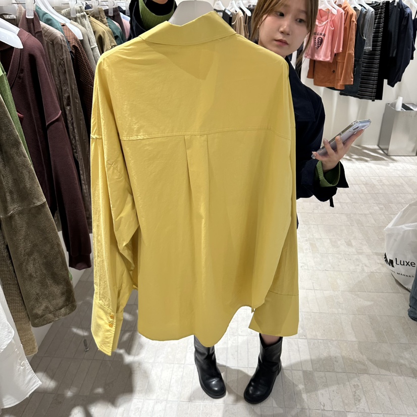 FLEEK東大門直郵女裝新品真品推薦人氣休閑襯衫蕾絲衫口袋FLEEK襯衫/蕾絲衫