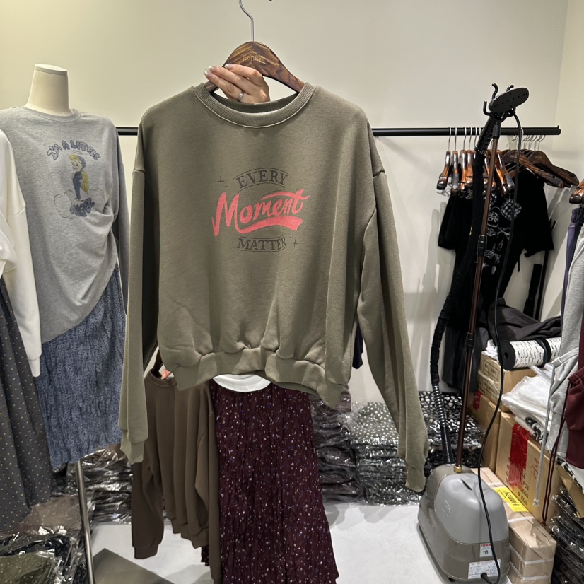X韓國代購女士新品熱賣時尚休閑推薦真品人氣衛衣Honey衛衣圖色1