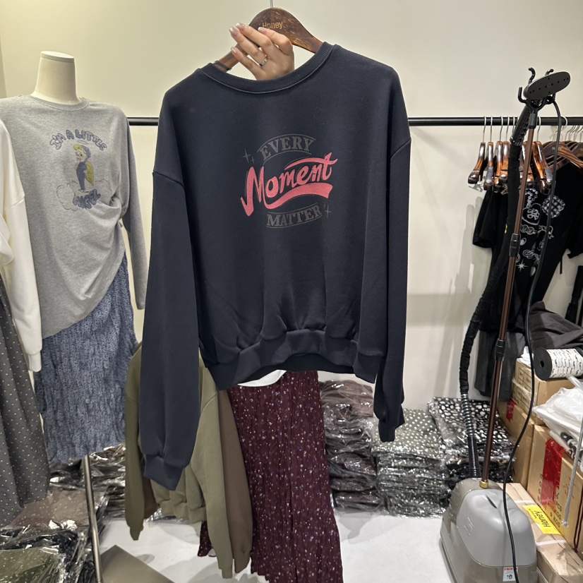 X韓國代購女士新品熱賣時尚休閑推薦真品人氣衛衣Honey衛衣圖色3