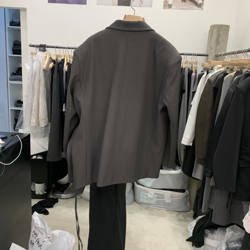 RECOVER韓國直郵女士新品休閑推薦人氣真品時尚熱賣夾克腰帶RECOVER/MOMENT夾克