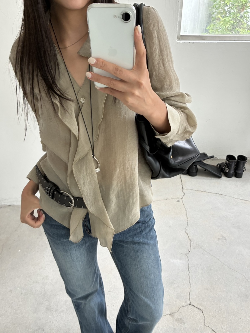 ACME東大門代購女士新品推薦時尚熱賣真品休閑襯衫蕾絲衫ACME襯衫/蕾絲衫