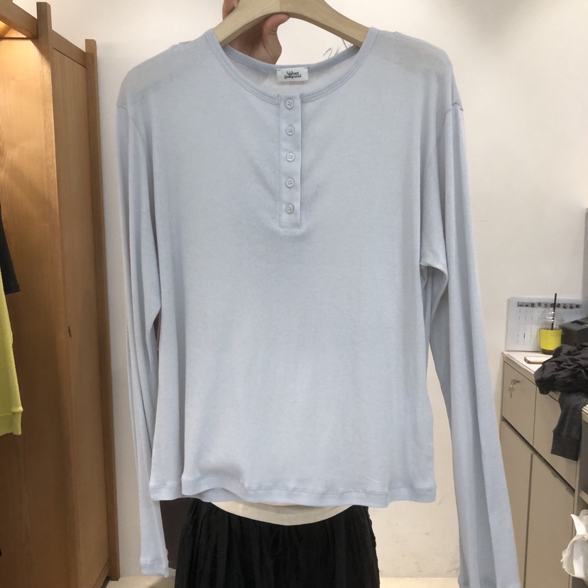 VELVET UNDERGROUND東大門代購女裝新品推薦時尚長袖T恤VELVET UNDERGROUND長袖T恤圖色1