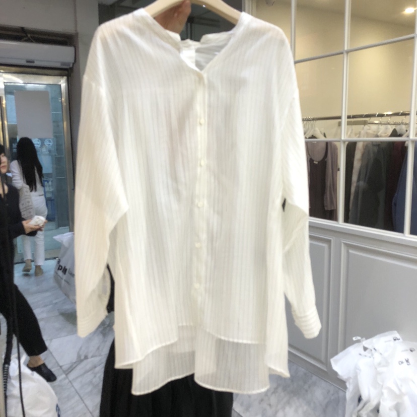 VELVET UNDERGROUND韓國代購女士新品時尚推薦襯衫蕾絲衫VELVET UNDERGROUND襯衫/蕾絲衫圖色1