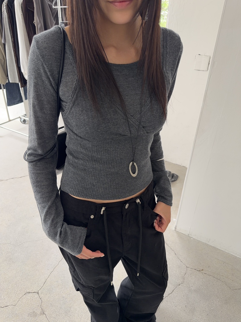 ACME東大門代購女士新款時尚熱賣休閑推薦人氣套裝蕾絲層疊ACME套裝