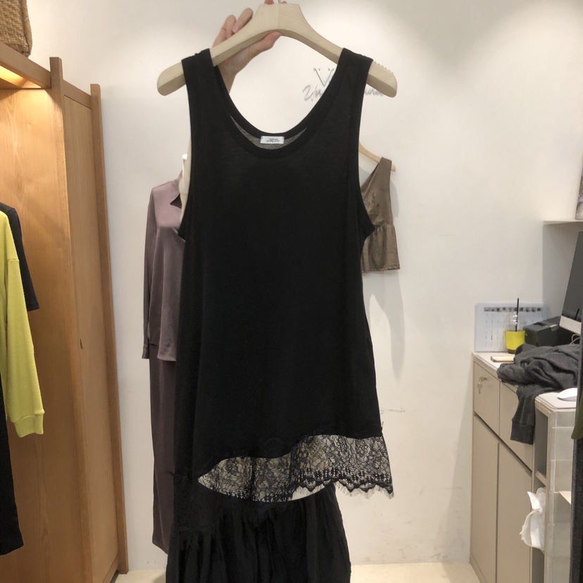 VELVET UNDERGROUND東大門實拍女士新款時尚連衣裙蕾絲無袖VELVET UNDERGROUND連衣裙圖色3