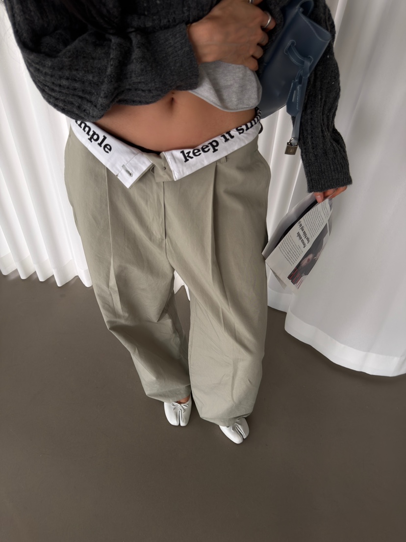 ABBEYLEE東大門代購女裝新款熱賣真品推薦人氣時尚休閑褲棉ABBEYLEE休閑褲