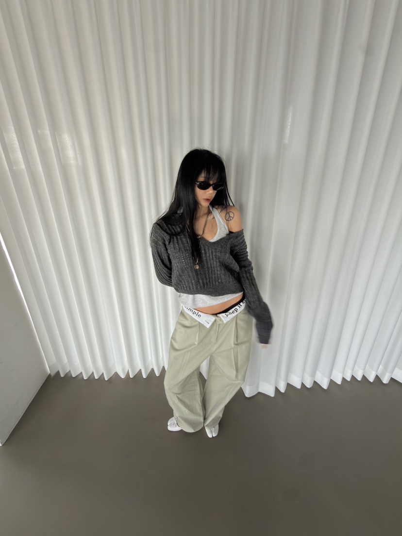 ABBEYLEE東大門代購女裝新款熱賣真品推薦人氣時尚休閑褲棉ABBEYLEE休閑褲