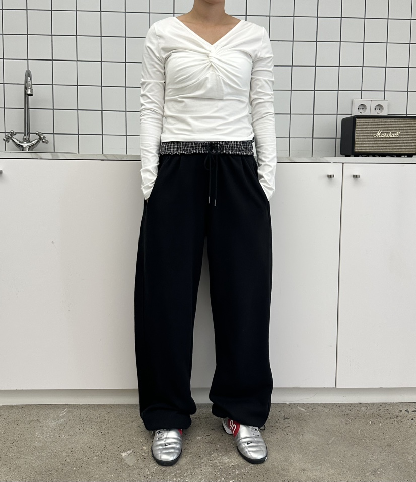 LEEHEE東大門實拍女裝新品時尚真品推薦休閑長袖T恤兩面穿LEEHEE長袖T恤