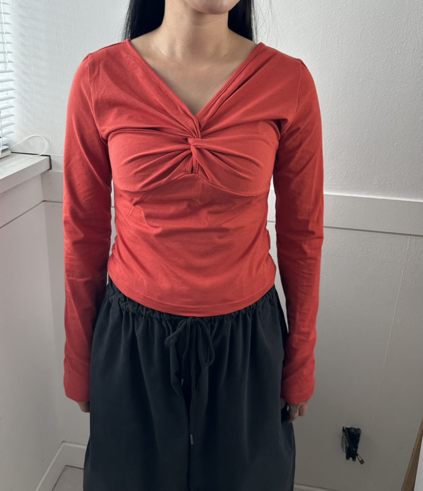 LEEHEE東大門實拍女裝新品時尚真品推薦休閑長袖T恤兩面穿LEEHEE長袖T恤