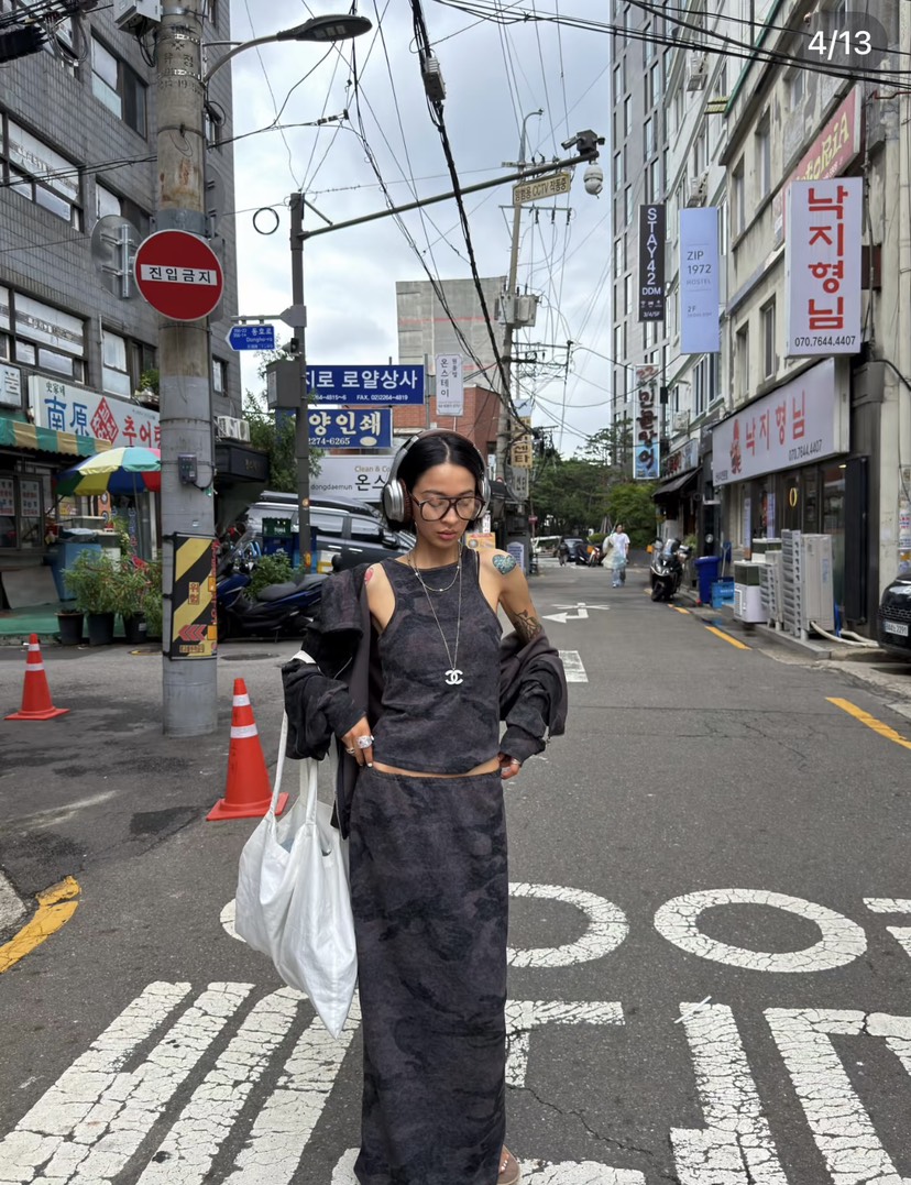 PLATFORM-L東大門實拍女士新品推薦休閑真品熱賣吊帶背心鴨PLATFORM-L吊帶/背心