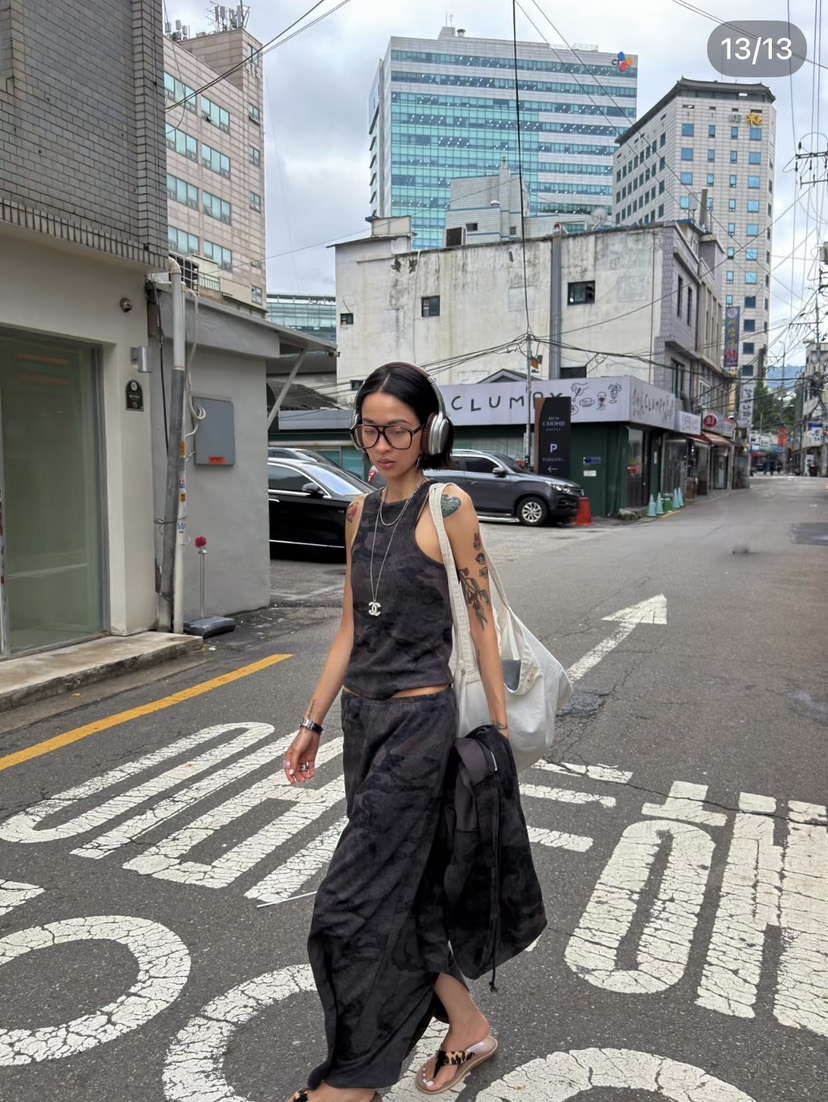 PLATFORM-L東大門實拍女士新品推薦休閑真品熱賣吊帶背心鴨PLATFORM-L吊帶/背心