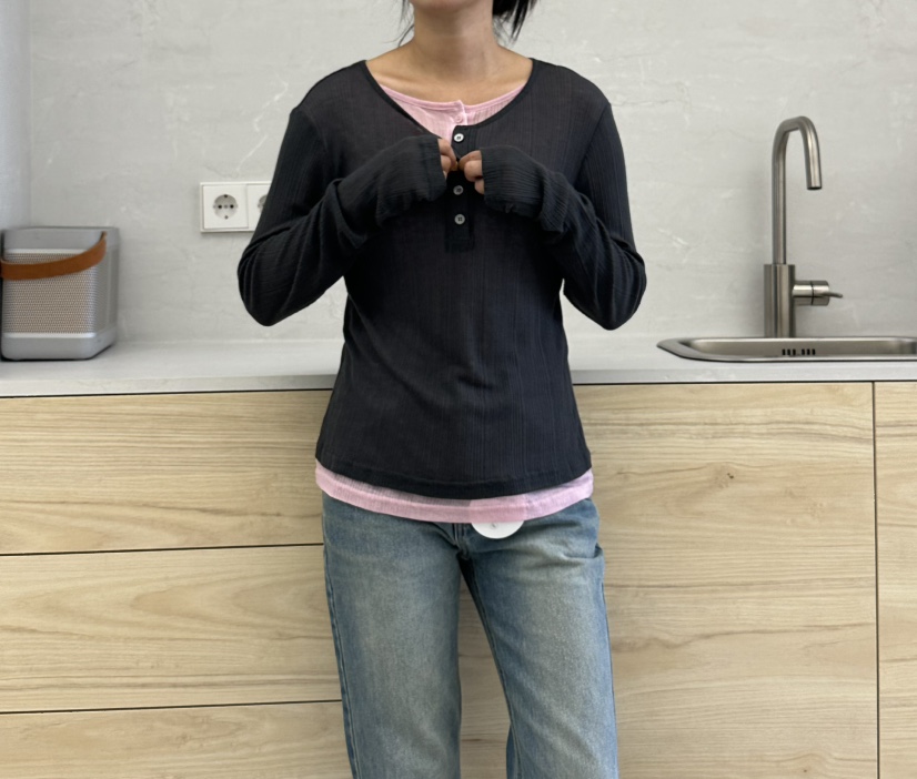 LEEHEE韓國直郵女裝新品人氣真品熱賣推薦休閑時尚長袖T恤LEEHEE長袖T恤