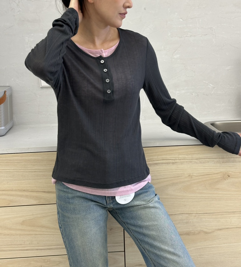 LEEHEE韓國直郵女裝新品人氣真品熱賣推薦休閑時尚長袖T恤LEEHEE長袖T恤