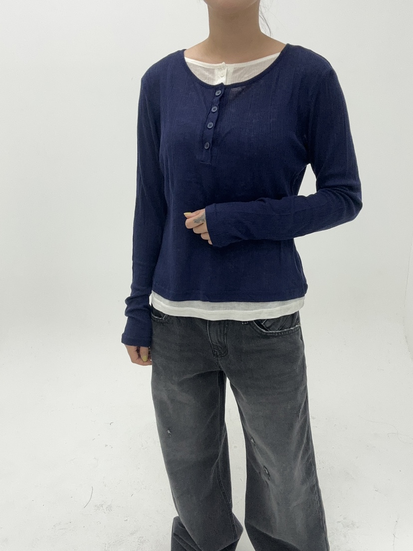 LEEHEE韓國直郵女裝新品人氣真品熱賣推薦休閑時尚長袖T恤LEEHEE長袖T恤