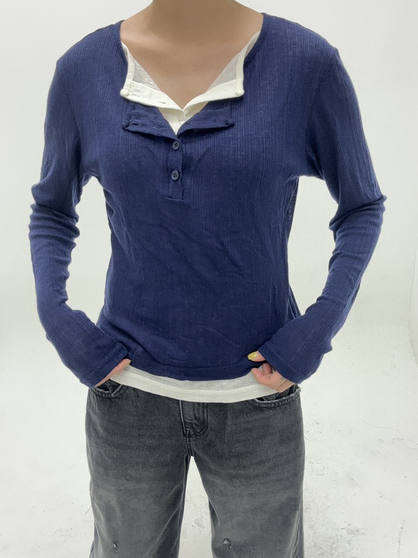 LEEHEE韓國直郵女裝新品人氣真品熱賣推薦休閑時尚長袖T恤LEEHEE長袖T恤圖色2