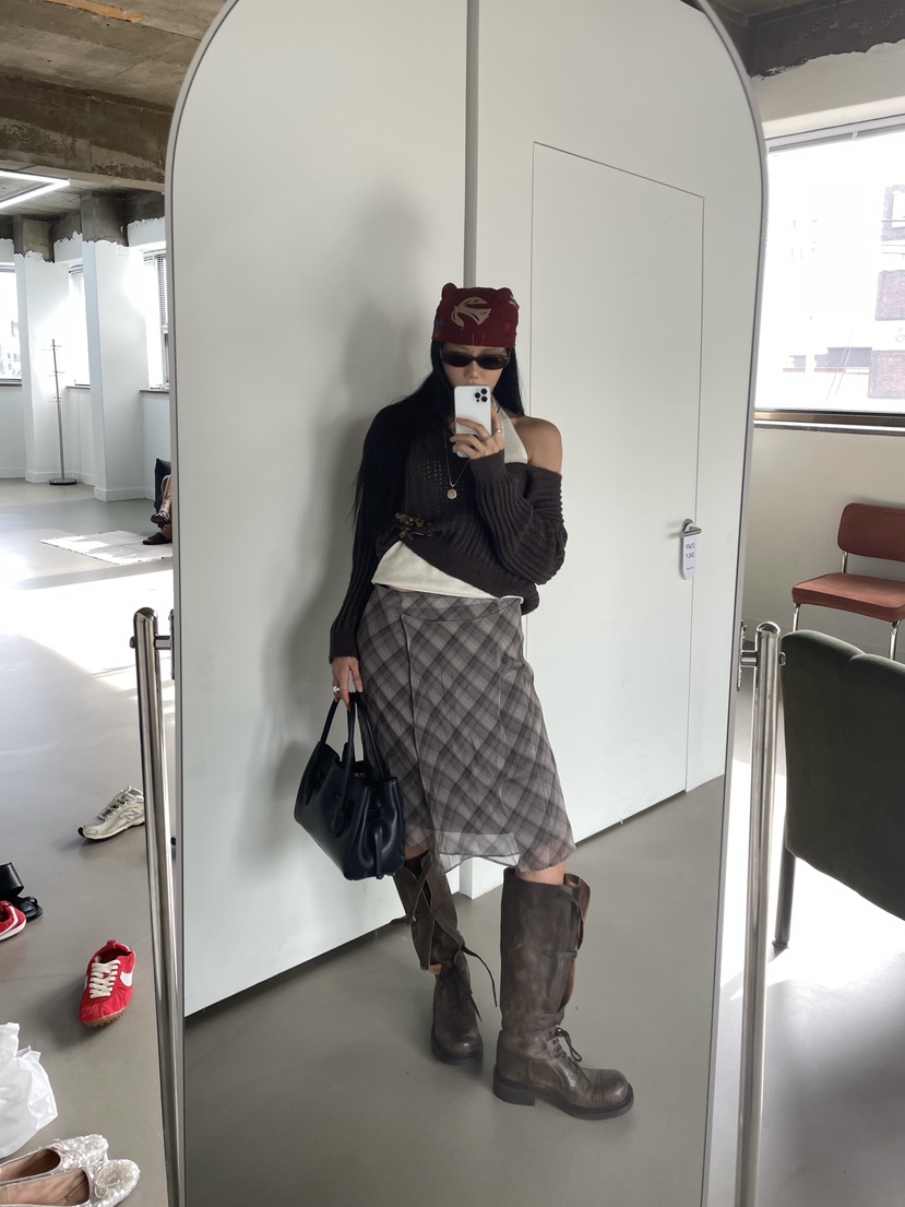 ABBEYLEE東大門直郵女裝新品推薦真品人氣時尚半身裙中短裙ABBEYLEE半身裙/中短裙