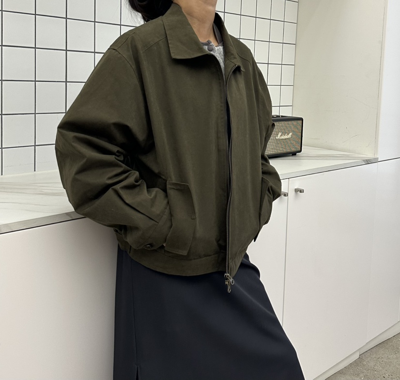 LEEHEE東大門代購女士新款真品時尚人氣推薦夾克拉鏈翻領LEEHEE夾克