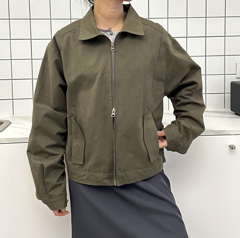 LEEHEE東大門代購女士新款真品時尚人氣推薦夾克拉鏈翻領LEEHEE夾克
