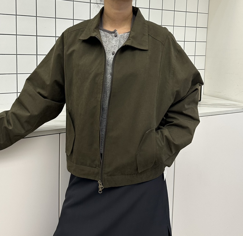LEEHEE東大門代購女士新款真品時尚人氣推薦夾克拉鏈翻領LEEHEE夾克圖色2