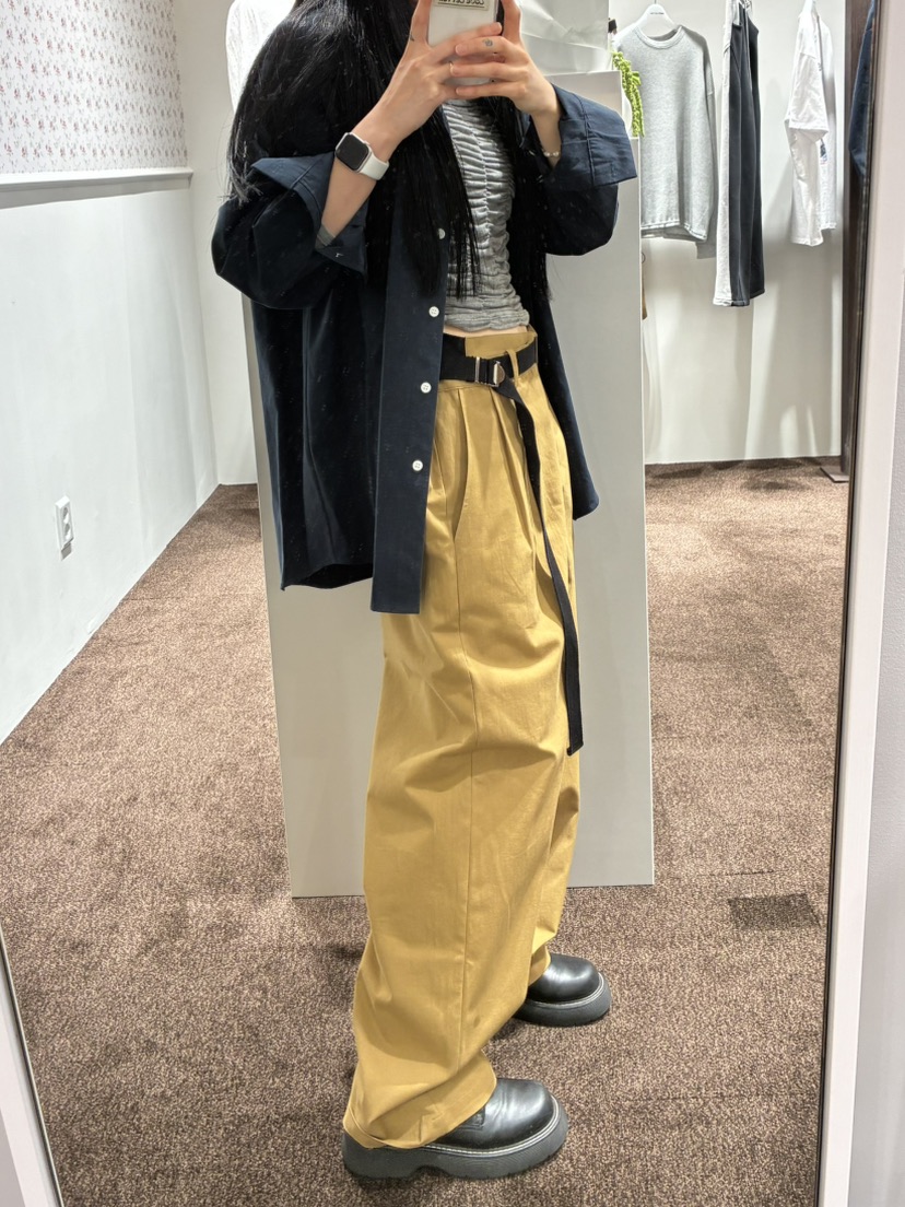 LOVE LETTER東大門代購女裝新品休閑時尚推薦休閑褲腰帶LOVE LETTER休閑褲