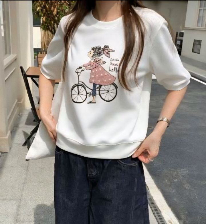 RICO/BLING BLING-S韓國直郵女士新品推薦休閑時尚T恤RICO/BLING BLING-ST恤