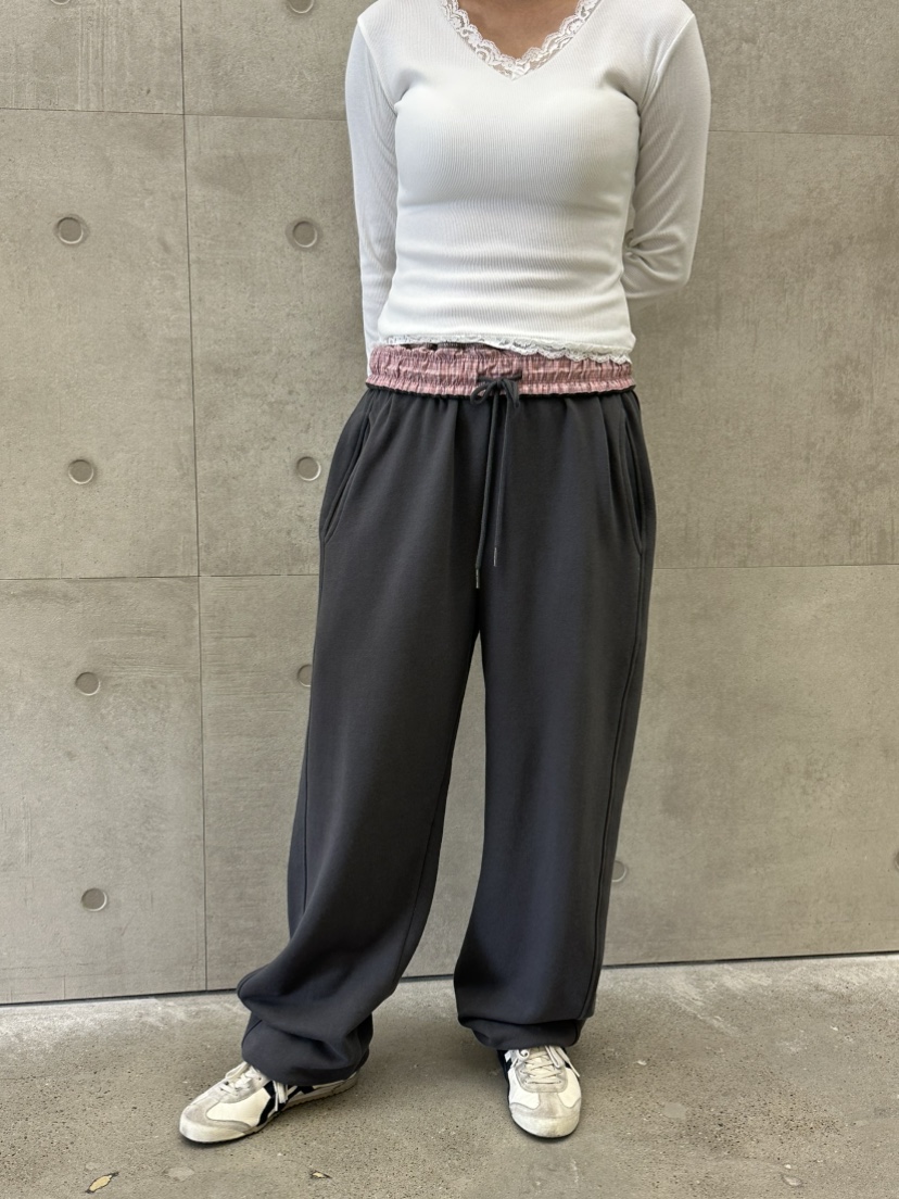 LEEHEE韓國直郵女士新品人氣熱賣休閑推薦休閑褲格子運動LEEHEE休閑褲