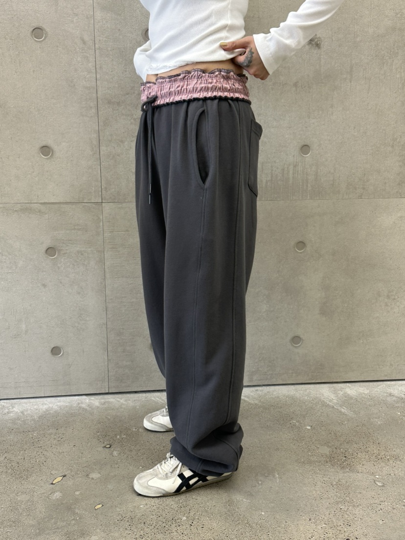LEEHEE韓國直郵女士新品人氣熱賣休閑推薦休閑褲格子運動LEEHEE休閑褲