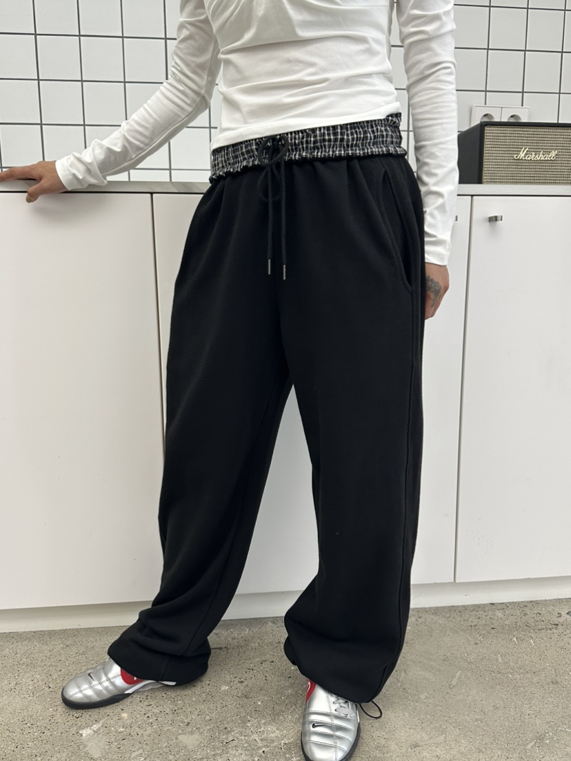 LEEHEE韓國直郵女士新品人氣熱賣休閑推薦休閑褲格子運動LEEHEE休閑褲