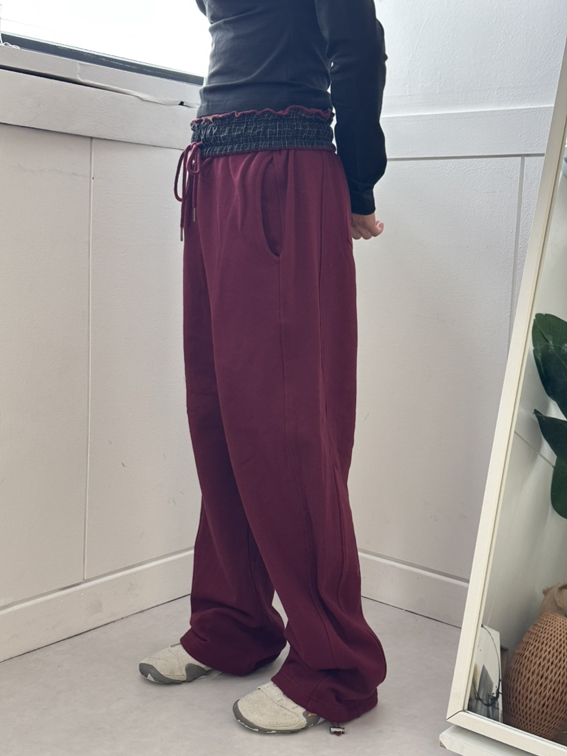 LEEHEE韓國直郵女士新品人氣熱賣休閑推薦休閑褲格子運動LEEHEE休閑褲