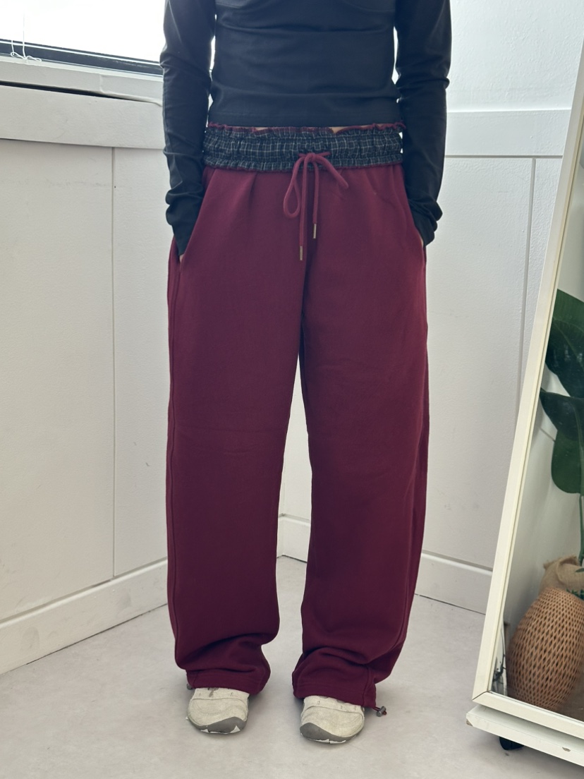 LEEHEE韓國直郵女士新品人氣熱賣休閑推薦休閑褲格子運動LEEHEE休閑褲