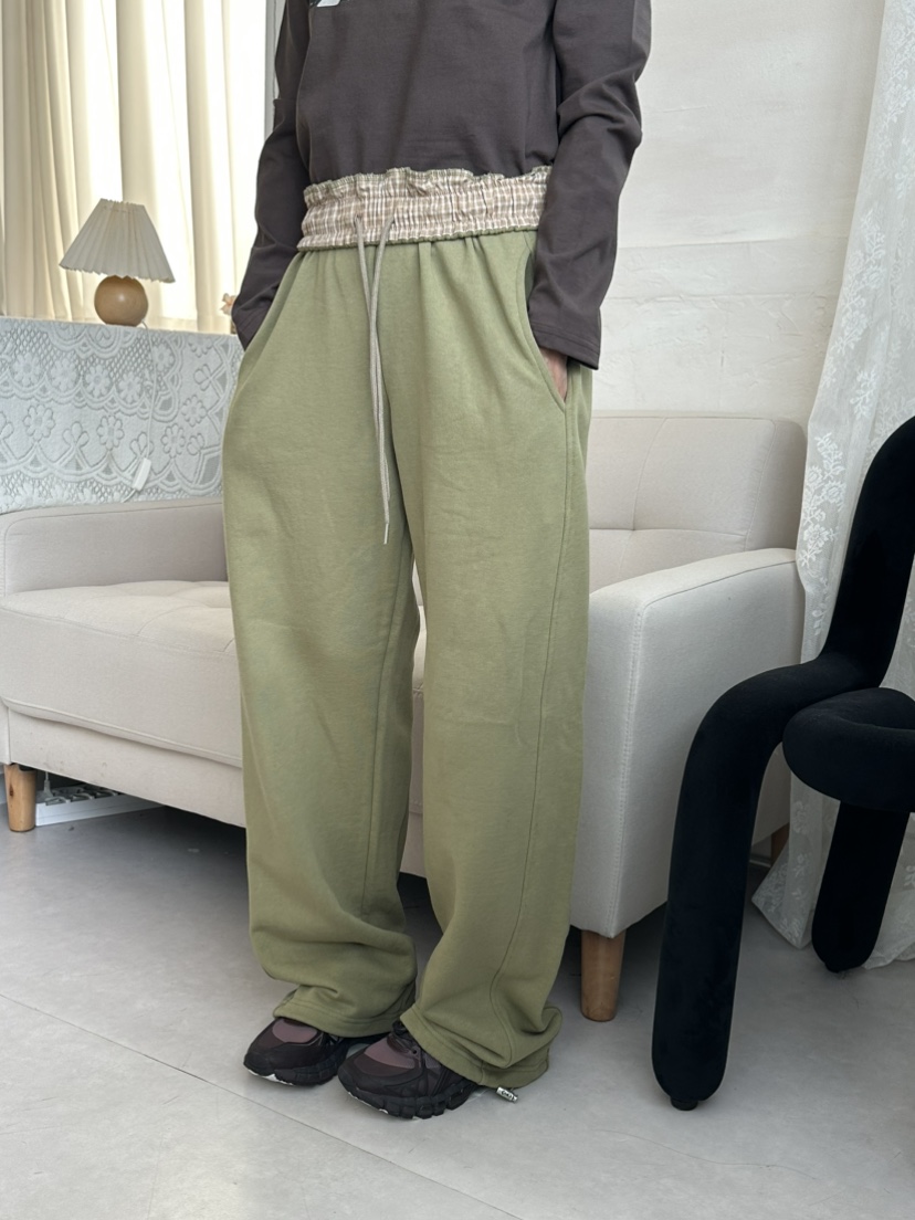 LEEHEE韓國直郵女士新品人氣熱賣休閑推薦休閑褲格子運動LEEHEE休閑褲圖色5
