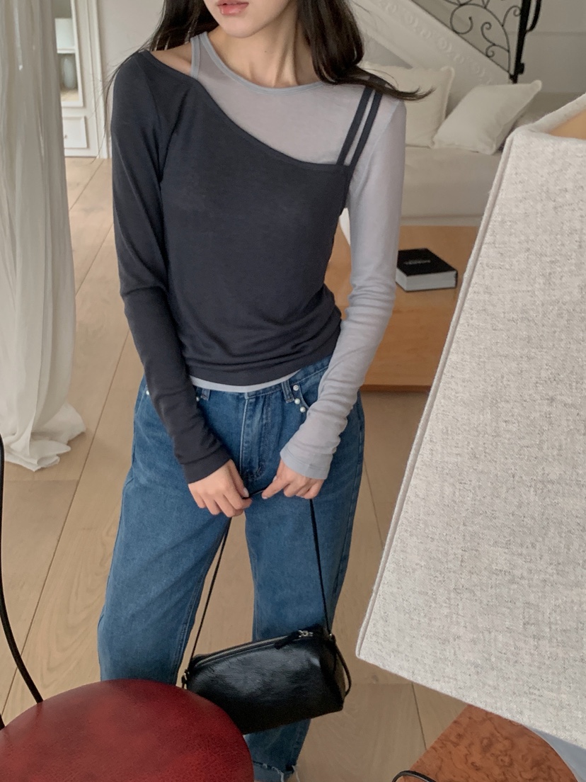 RE:FRESH-L東大門代購女士新品熱賣人氣時尚推薦長袖T恤RE:FRESH-L長袖T恤