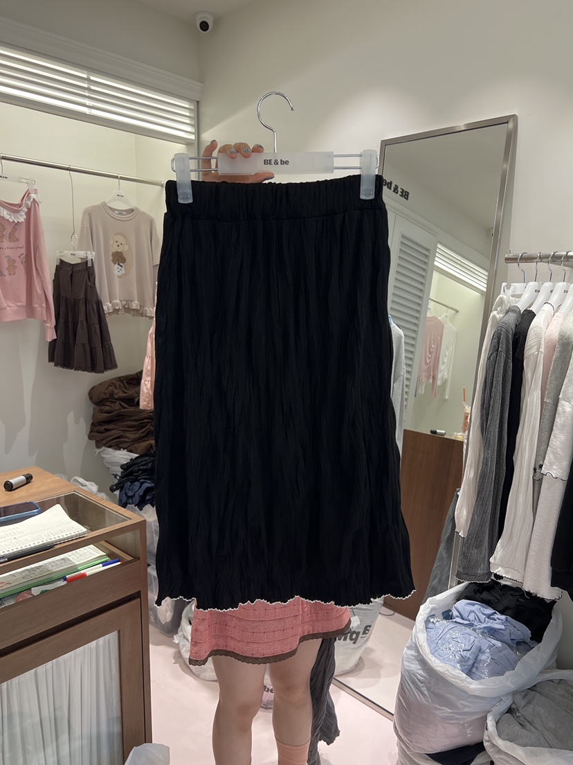 BE&amp;BE韓國代購女士新款休閑真品時尚人氣半身裙中短裙BE&amp;BE半身裙/中短裙圖色2