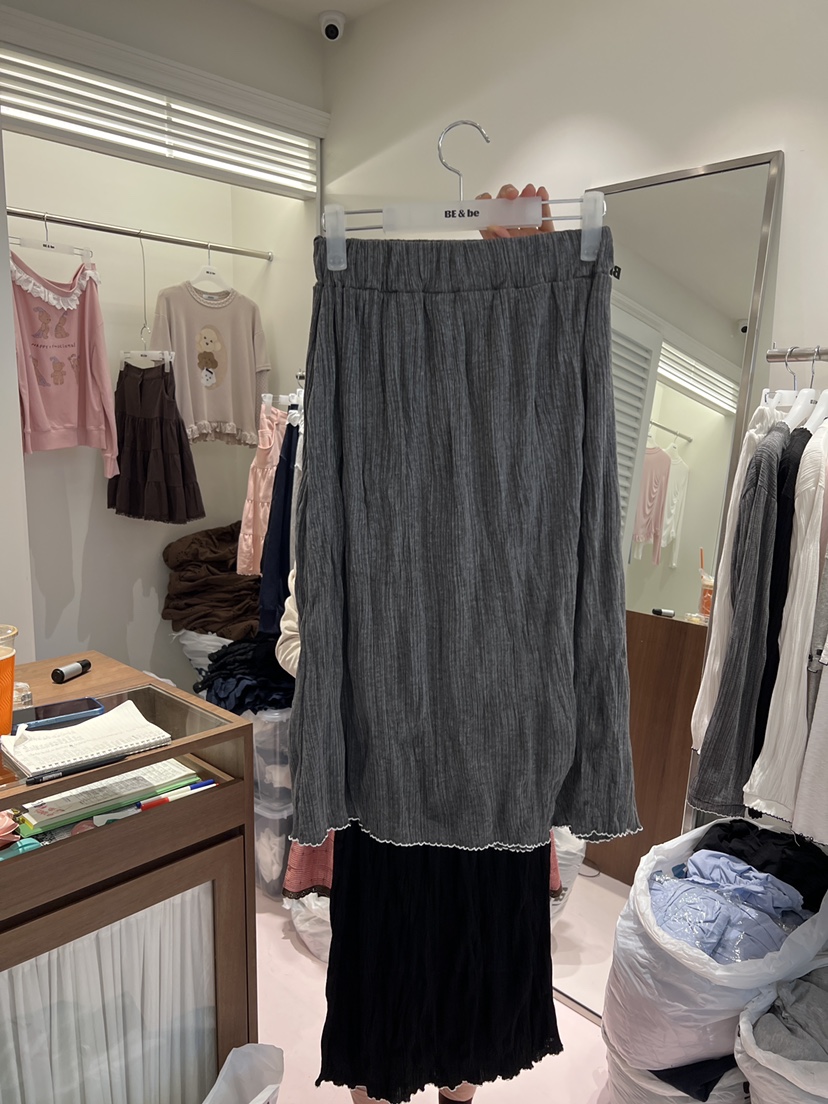 BE&amp;BE韓國代購女士新款休閑真品時尚人氣半身裙中短裙BE&amp;BE半身裙/中短裙圖色3
