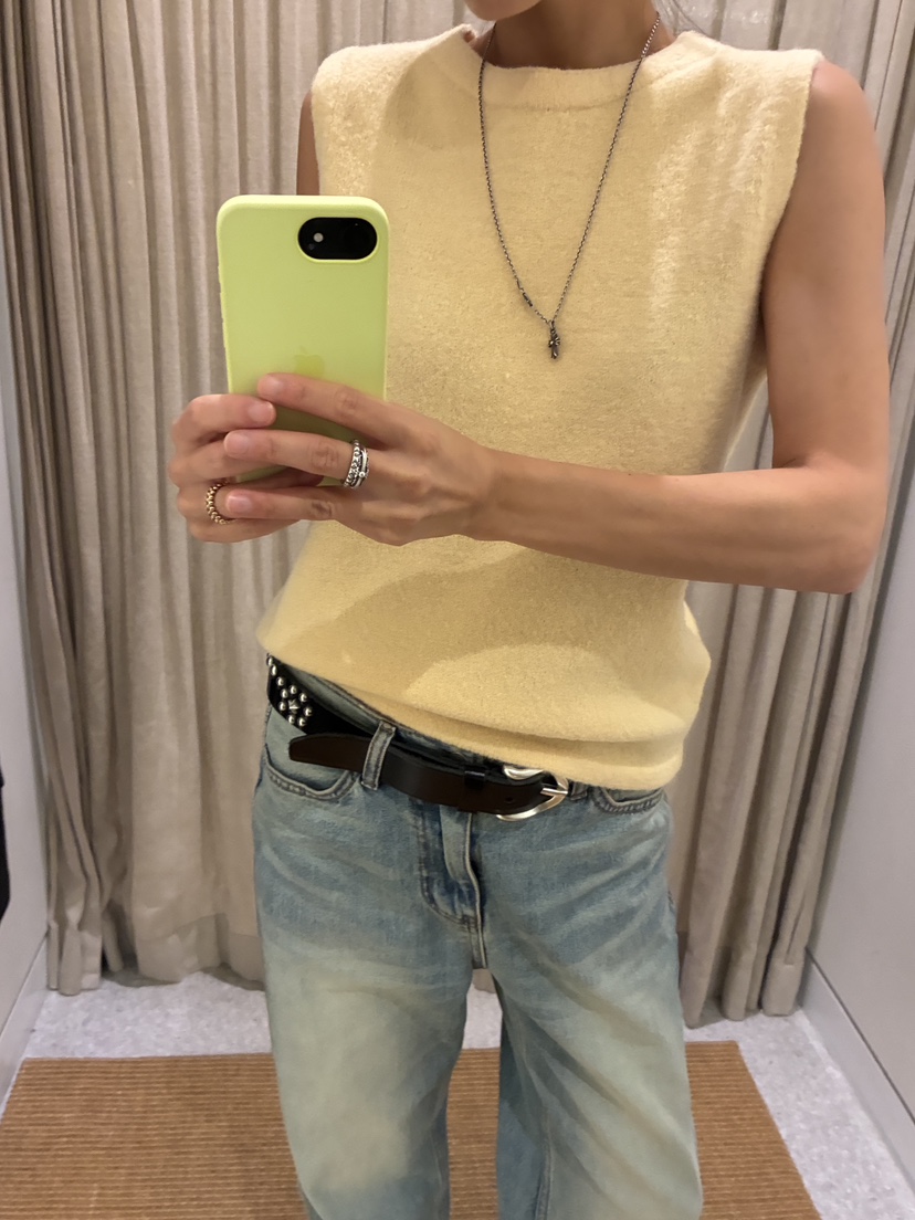 ROMANTICIZE東大門實拍女裝新品時尚推薦人氣吊帶背心羊駝毛ROMANTICIZE吊帶/背心