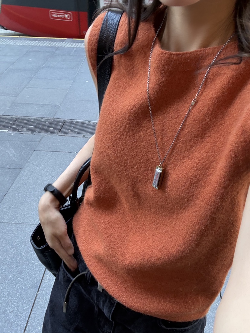 ROMANTICIZE東大門實拍女裝新品時尚推薦人氣吊帶背心羊駝毛ROMANTICIZE吊帶/背心