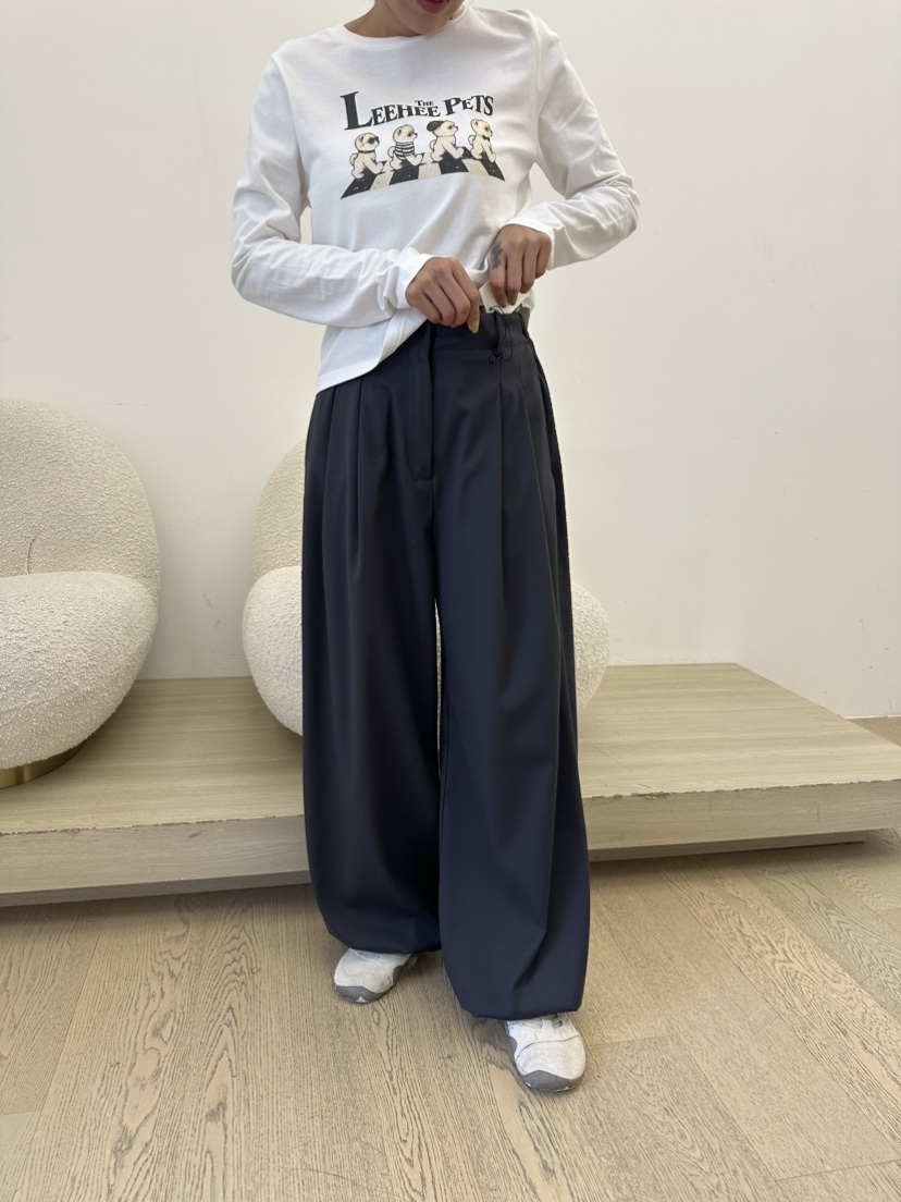 LEEHEE韓國代購女裝新款推薦人氣真品熱賣休閑時尚休閑褲LEEHEE休閑褲