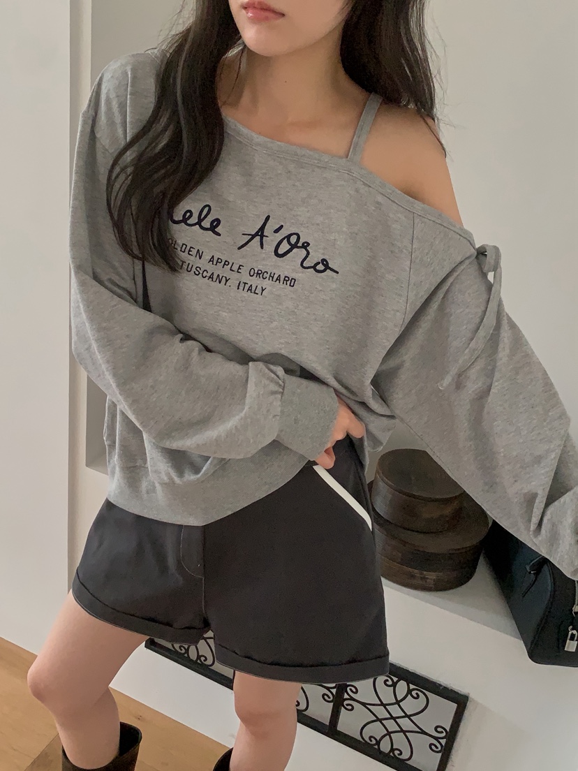 RE:FRESH-L韓國代購女裝新款休閑時尚人氣熱賣真品長袖T恤RE:FRESH-L長袖T恤