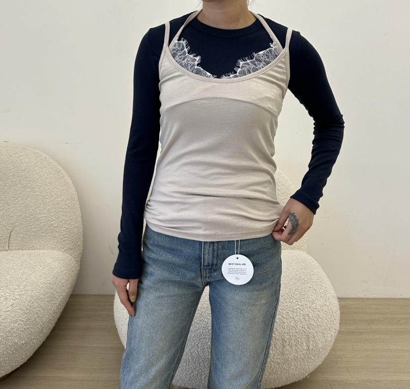 LEEHEE韓國代購女裝新款真品推薦人氣時尚熱賣吊帶背心蕾絲LEEHEE吊帶/背心